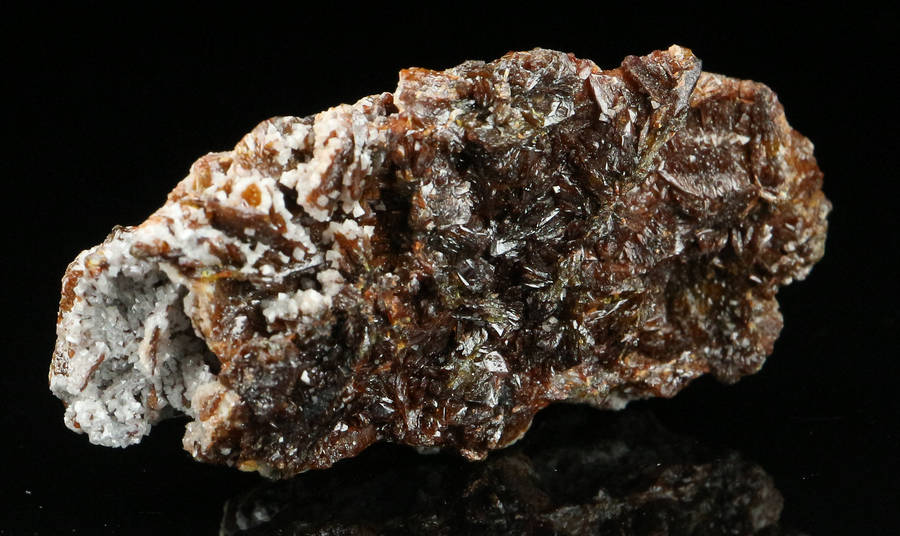 Calcite, Pyrite on Matrix,"N'Chwaning II Mine, Kalahari Manganese Field, Northern Cape, South Africa