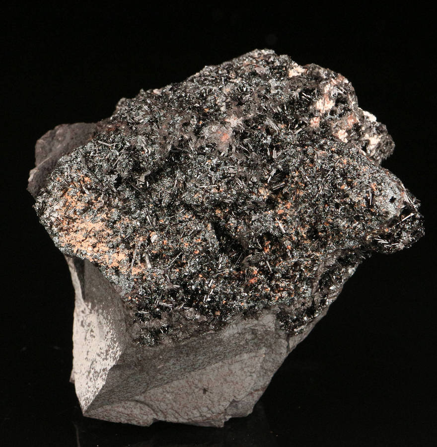 Gaudefroyite & Hematite on Matrix,"N'Chwaning II Mine, Kalahari Manganese Field, Northern Cape, Sout