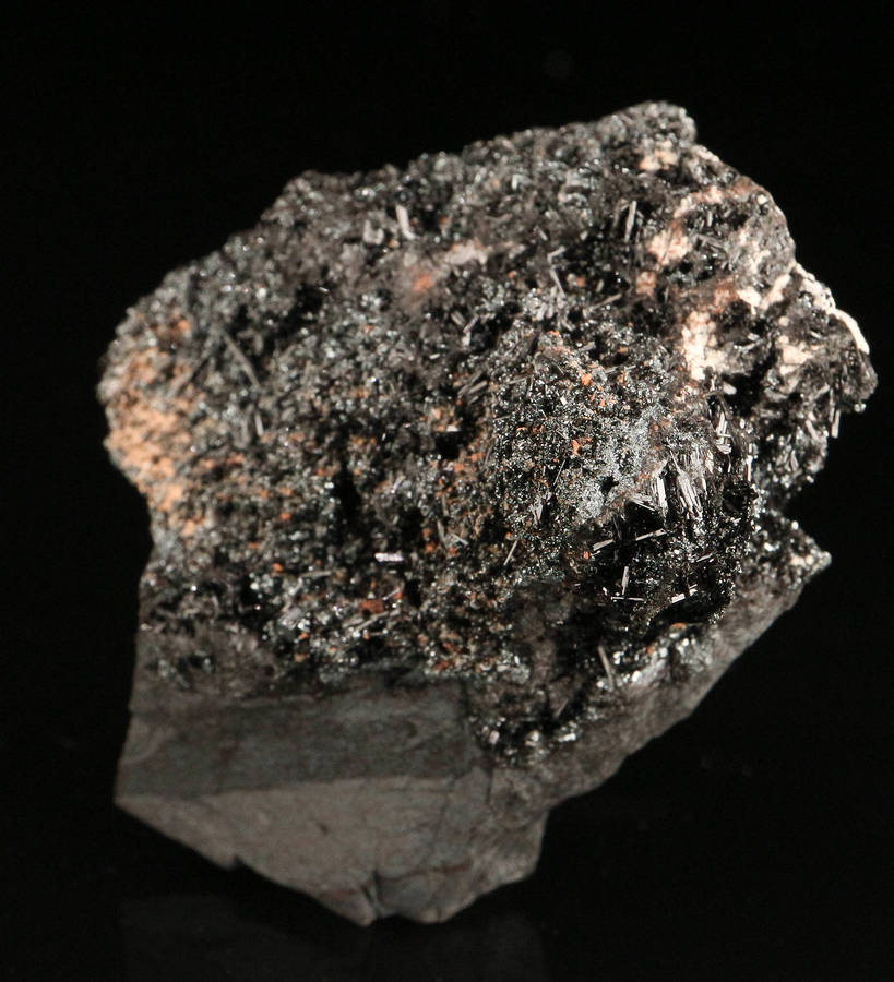Gaudefroyite & Hematite on Matrix,"N'Chwaning II Mine, Kalahari Manganese Field, Northern Cape, Sout