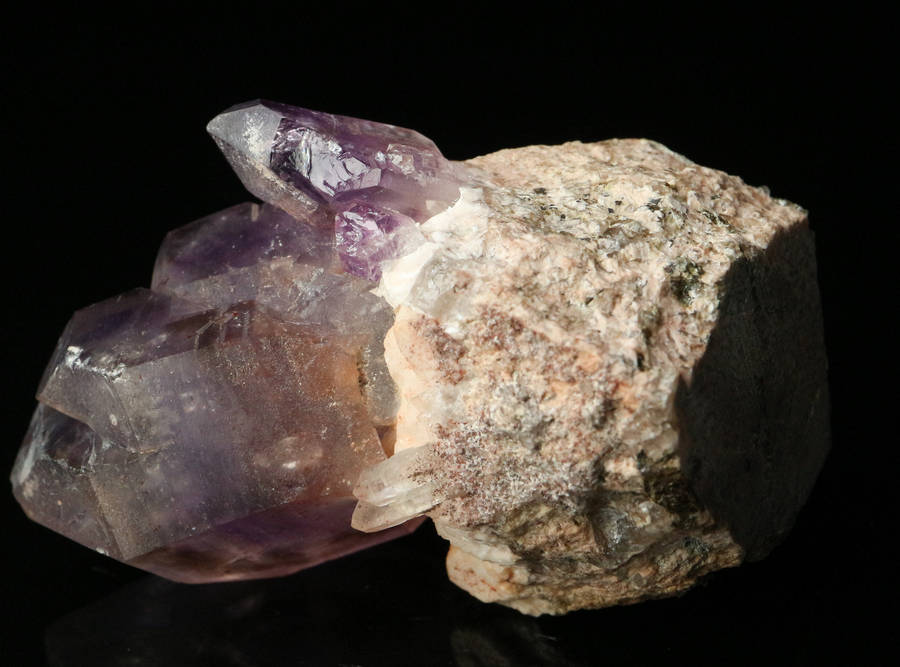 Amethyst Quartz Cluster on Matrix, Gobobosebberge Mnt, Namibia