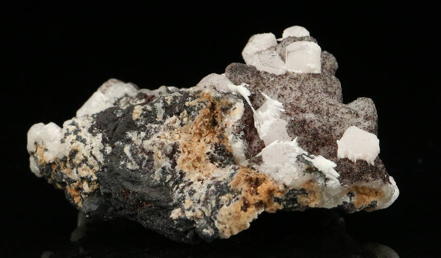Calcite on Matrix, "N'Chwaning II Mine, Kalahari Manganese Field, Northern Cape, South Africa "