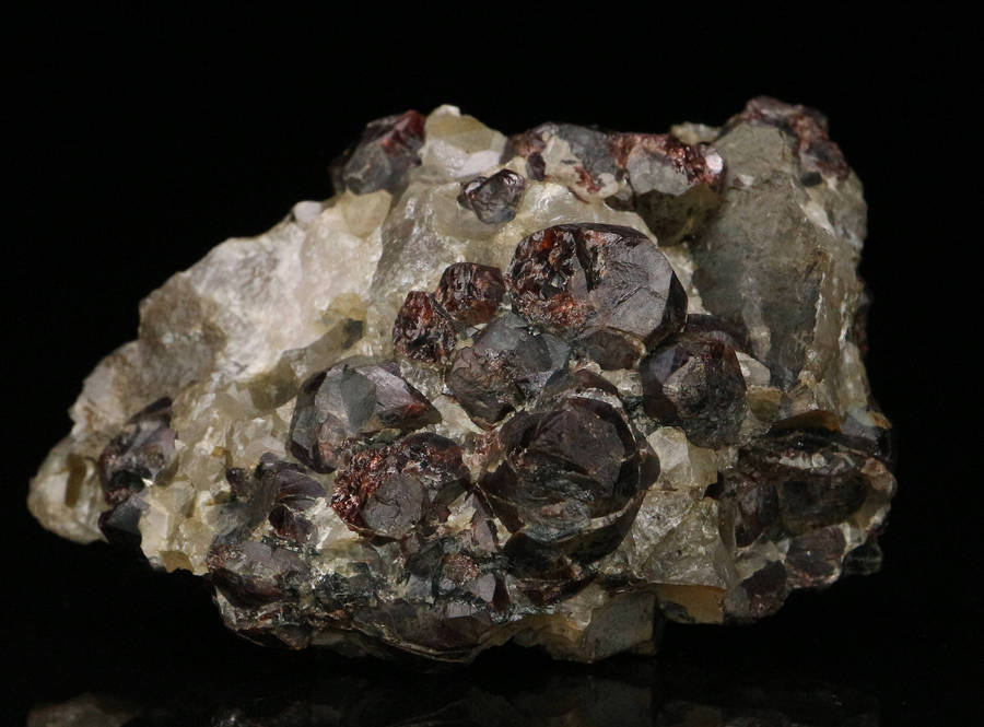 Garnet on Matrix, Aggeneys, Namakwa District, Northern Cape, South Africa