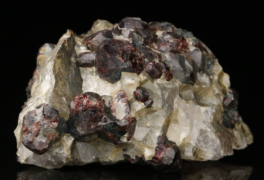 Garnet on Matrix, Aggeneys, Namakwa District, Northern Cape, South Africa