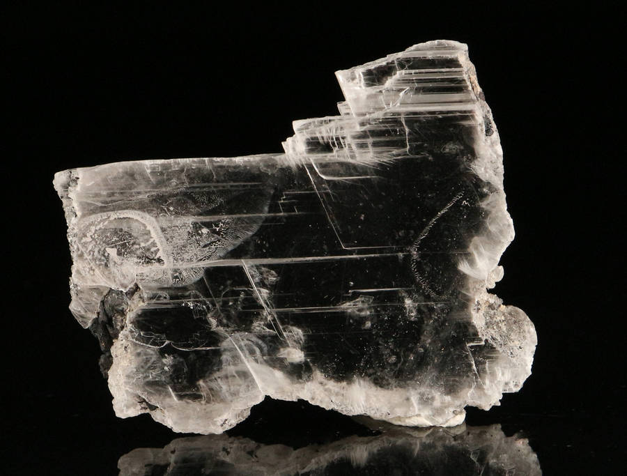 Gypsum, "N'Chwaning II Mine, Kalahari Manganese Field, Northern Cape, South Africa "