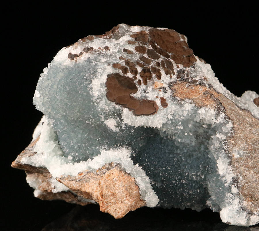 Smithsonite on Matrix, Skorpion Mine, Karas Region, Namibia