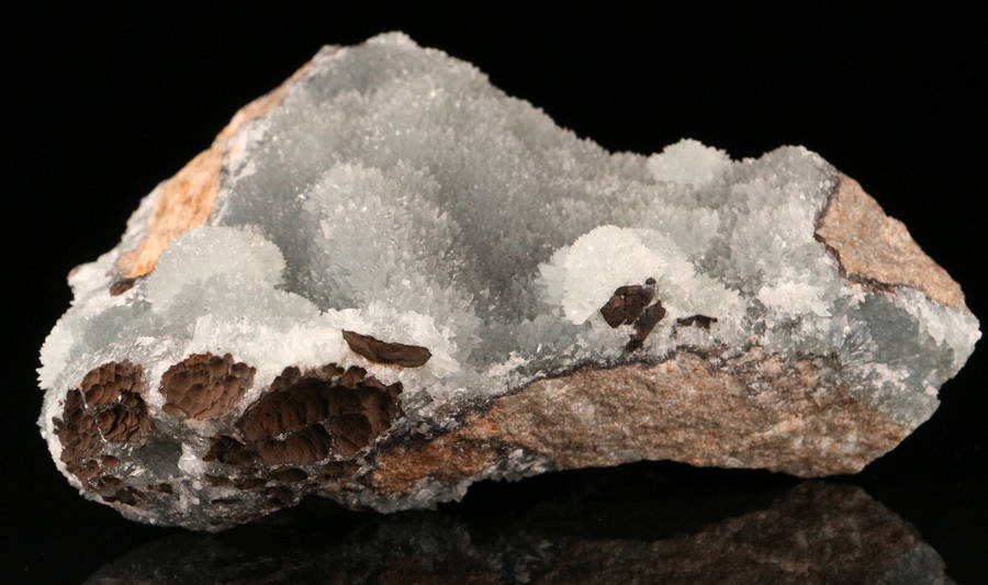 Smithsonite on Matrix, Skorpion Mine, Karas Region, Namibia