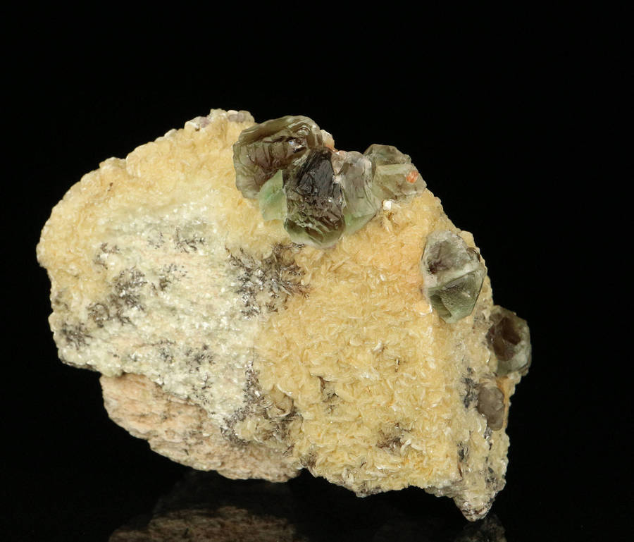 Fluorite & Muscovite, Erongo Mnt Region, Namibia