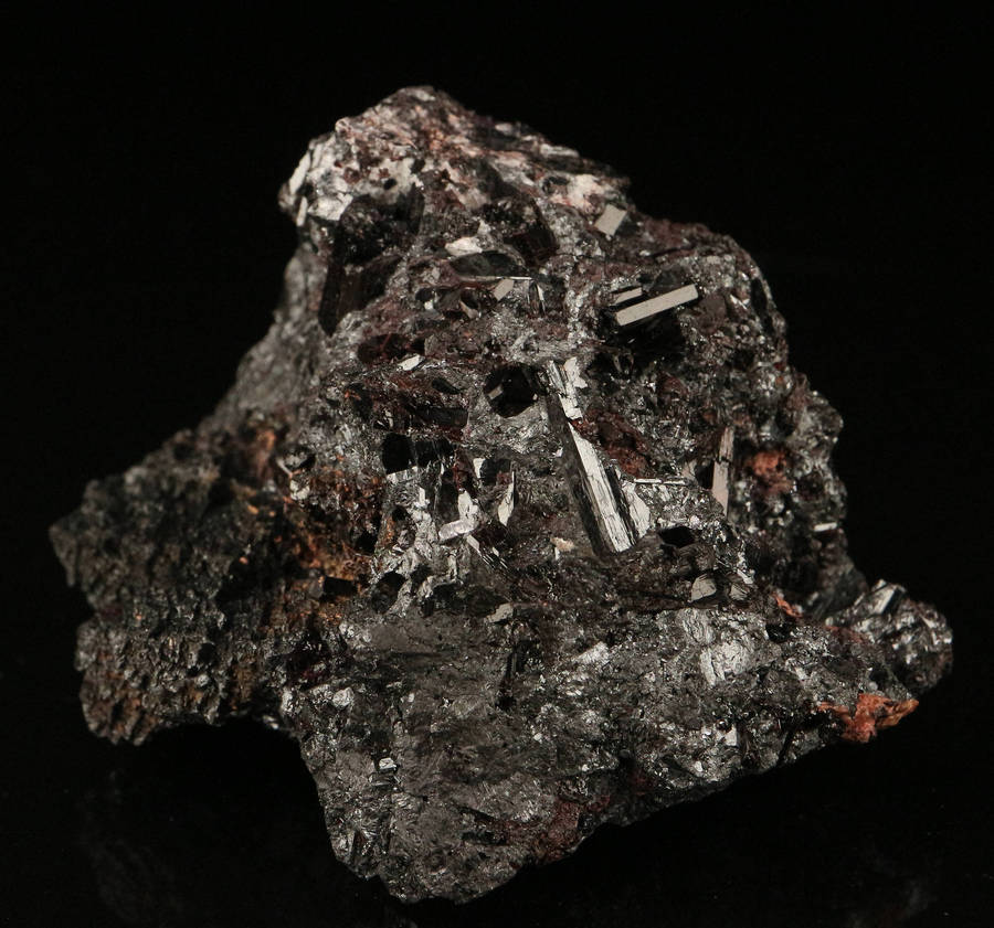 Manganvesuvianite on Matrix,"N'Chwaning II Mine, Kalahari Manganese Field, Northern Cape, South Afri