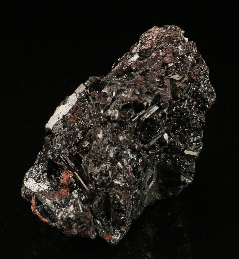 Manganvesuvianite on Matrix,"N'Chwaning II Mine, Kalahari Manganese Field, Northern Cape, South Afri