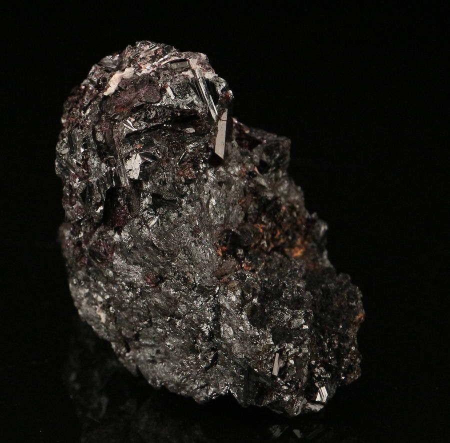 Manganvesuvianite on Matrix,"N'Chwaning II Mine, Kalahari Manganese Field, Northern Cape, South Afri