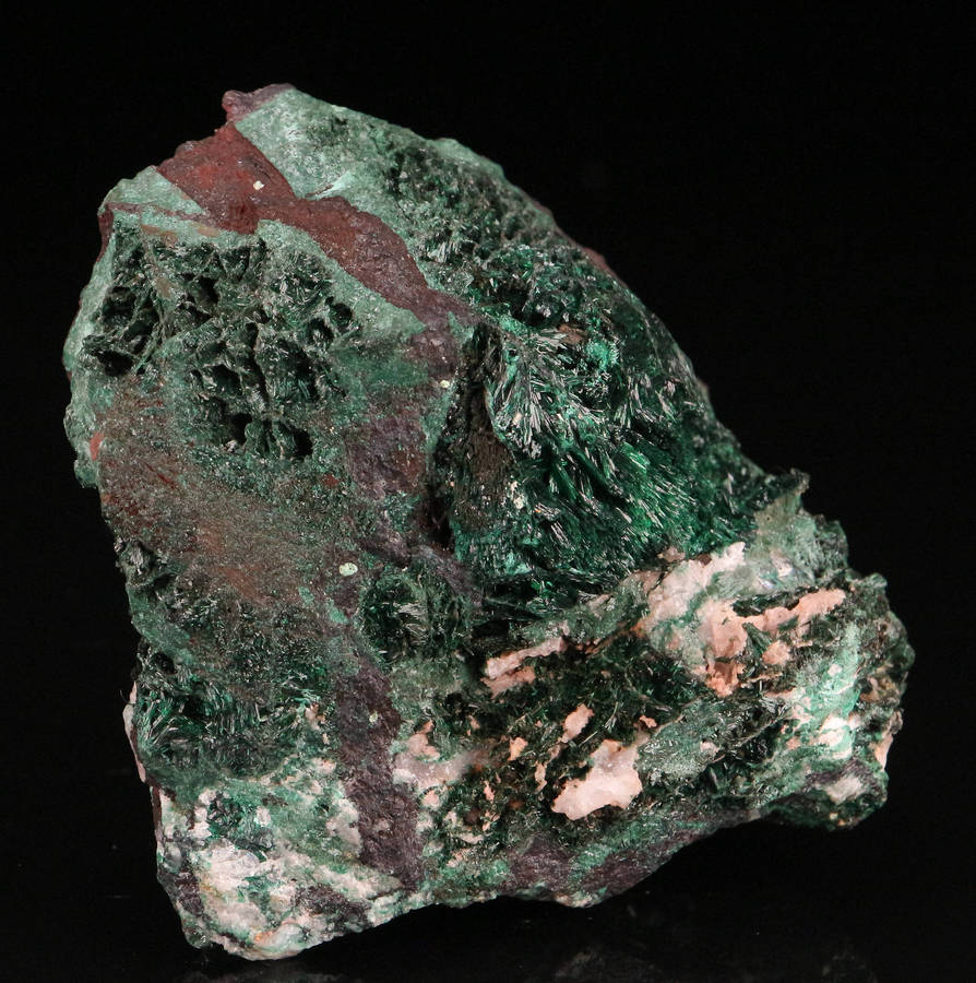 Malachite on Matrix, Kombat Mine, Namibia