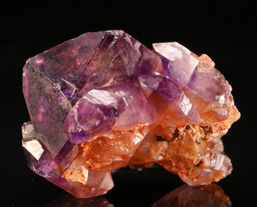 Amethyst incl Quartz, Gobobosebberge Mnt, Namibia