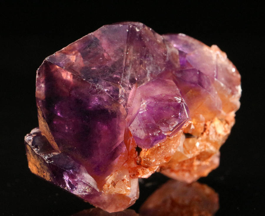 Amethyst incl Quartz, Gobobosebberge Mnt, Namibia