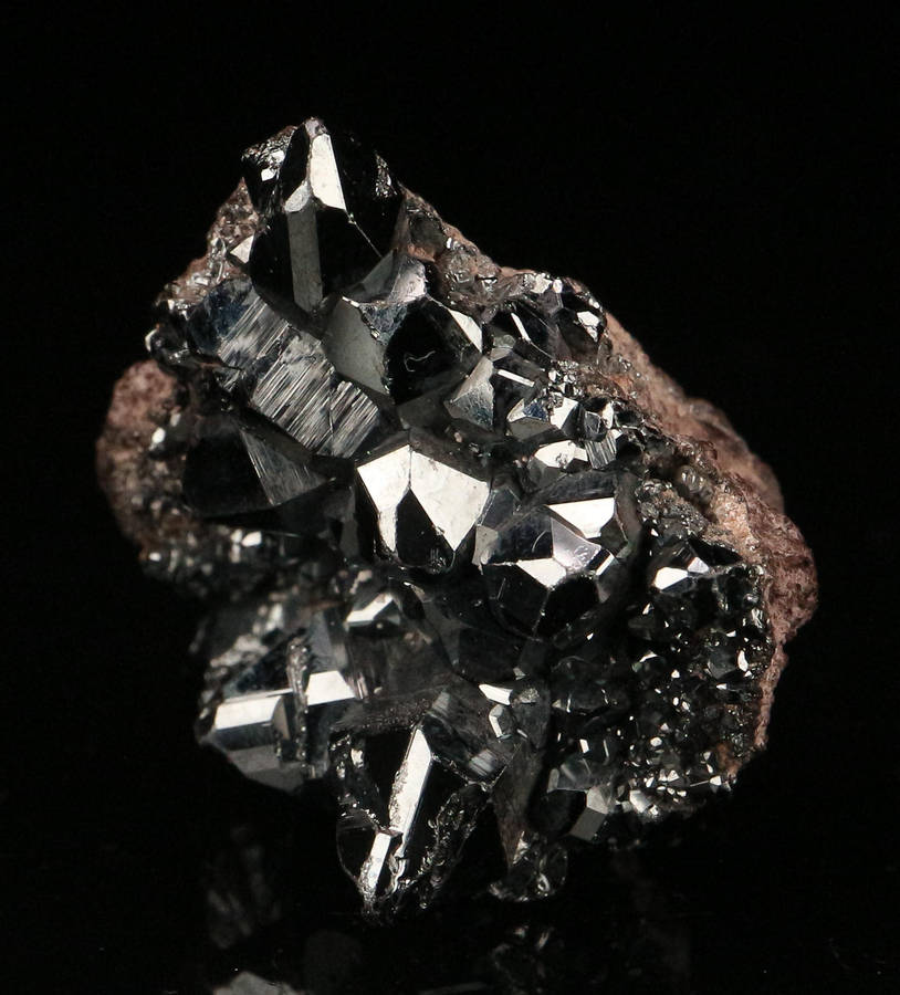 Hematite Cluster, "N'Chwaning II Mine, Kalahari Manganese Field, Northern Cape, South Africa "