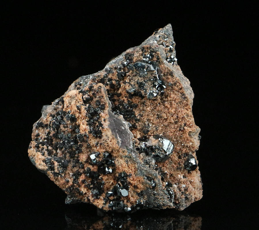 Hematite on Matrix, "N'Chwaning II Mine, Kalahari Manganese Field, Northern Cape, South Africa "