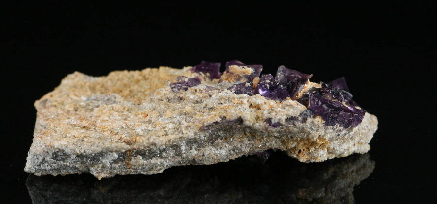 Grape Jelly Fluorite on Matrix, Damaraland, Palmwag, Erongo, Namibia