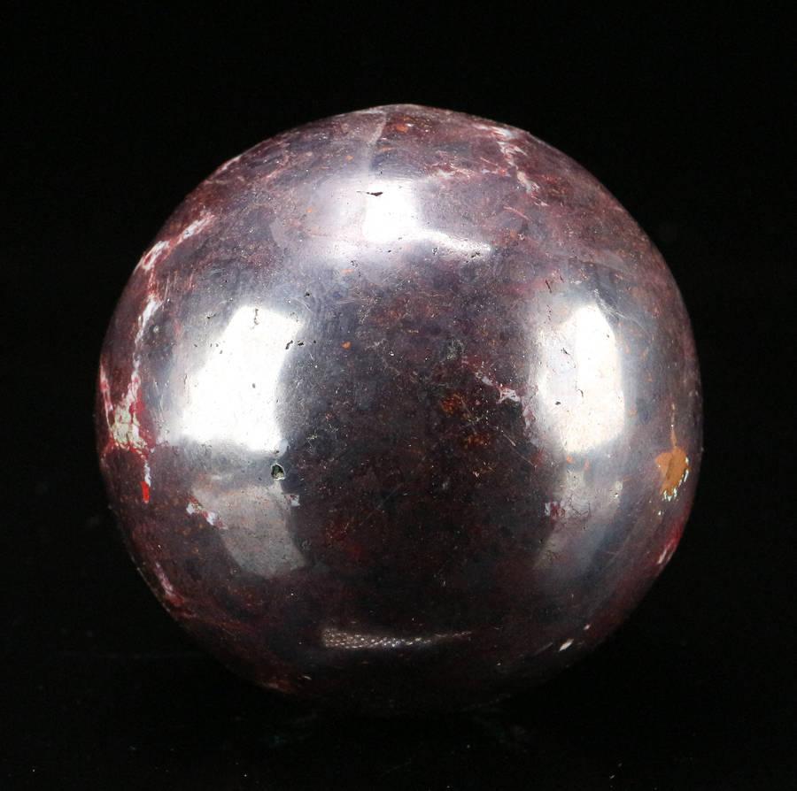 Malachite, Cuprite Polished Sphere, Mashamba West Mine, DRC