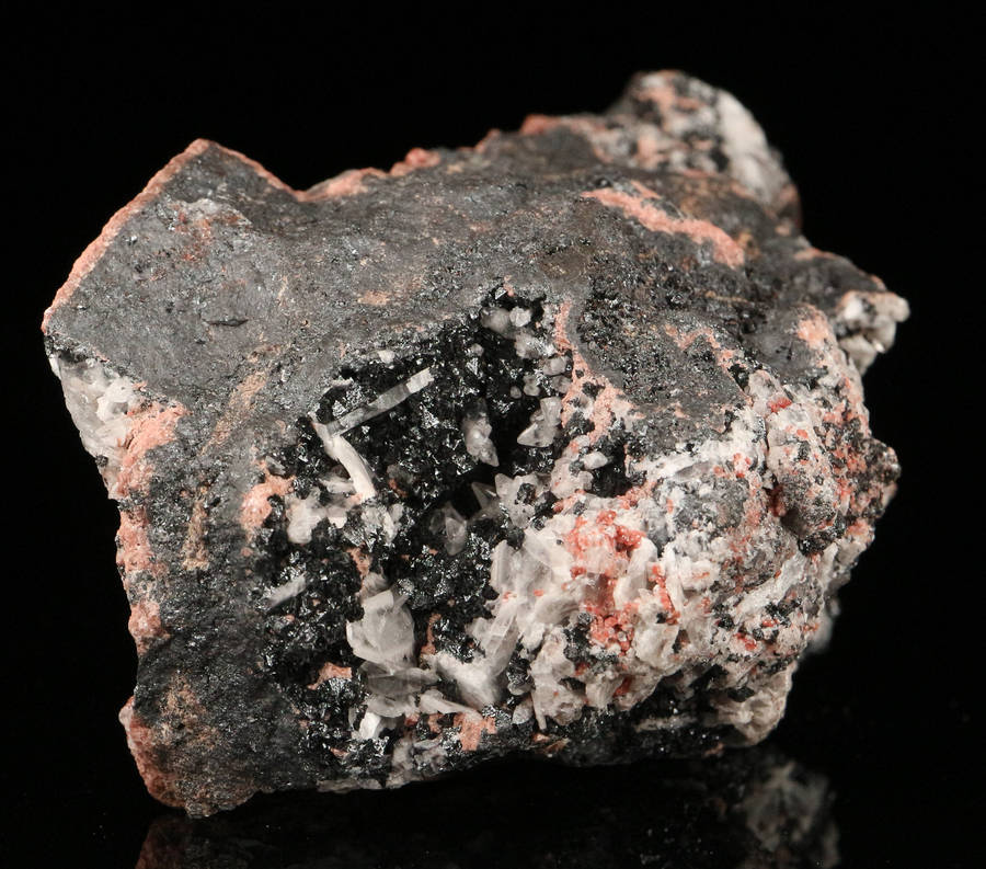 Baryte, Andradite and Hausmannite Cluster,N'Chwaning II, Northern Cape, South Africa