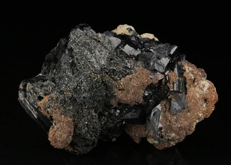 Schorl Crystal Cluster, Erongo Mnt Region, Namibia