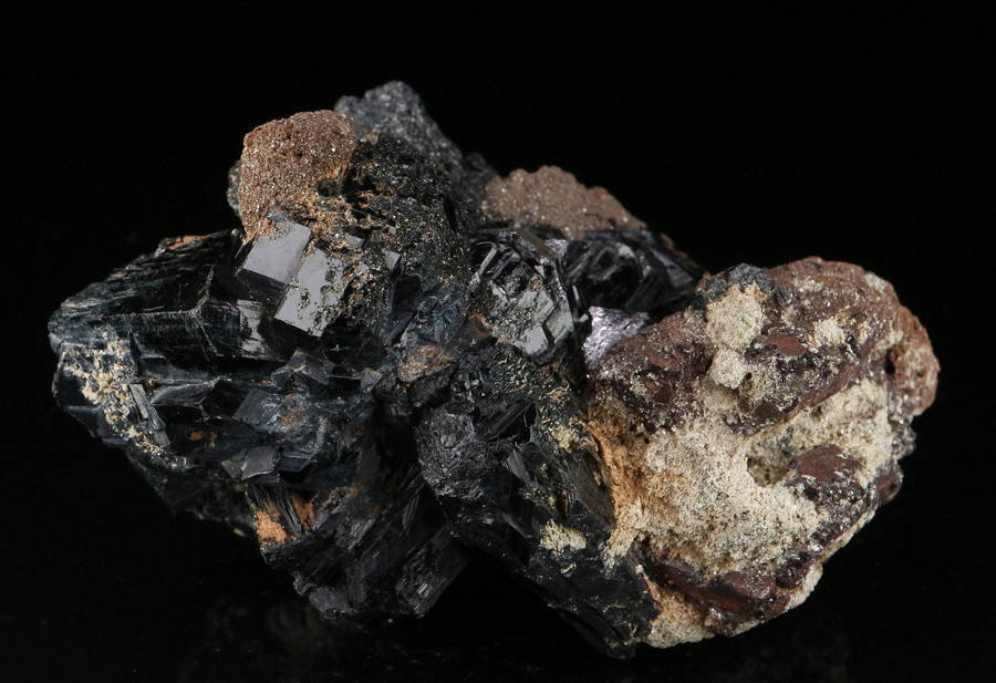 Schorl Crystal Cluster, Erongo Mnt Region, Namibia