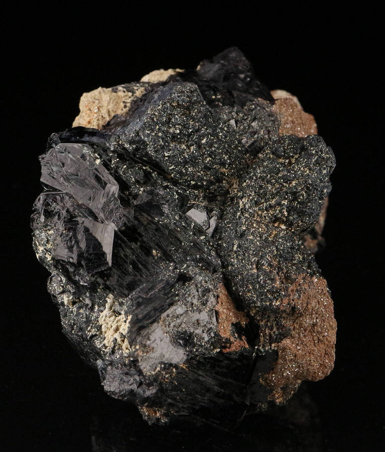 Schorl Crystal Cluster, Erongo Mnt Region, Namibia