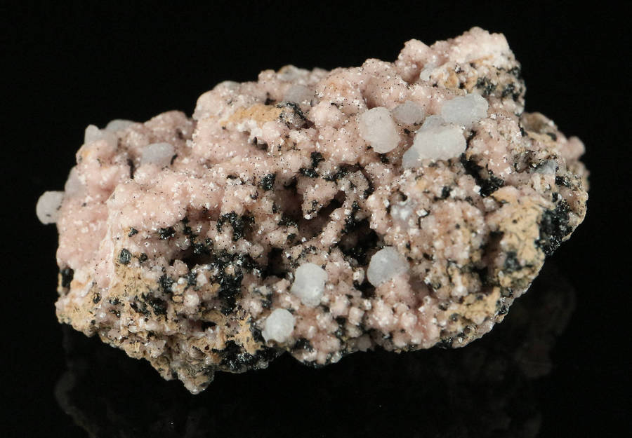 Manganoan Calcite, Manganite & Rhodochrosite,"N'Chwaning II Mine, Kalahari Manganese Field, Northern