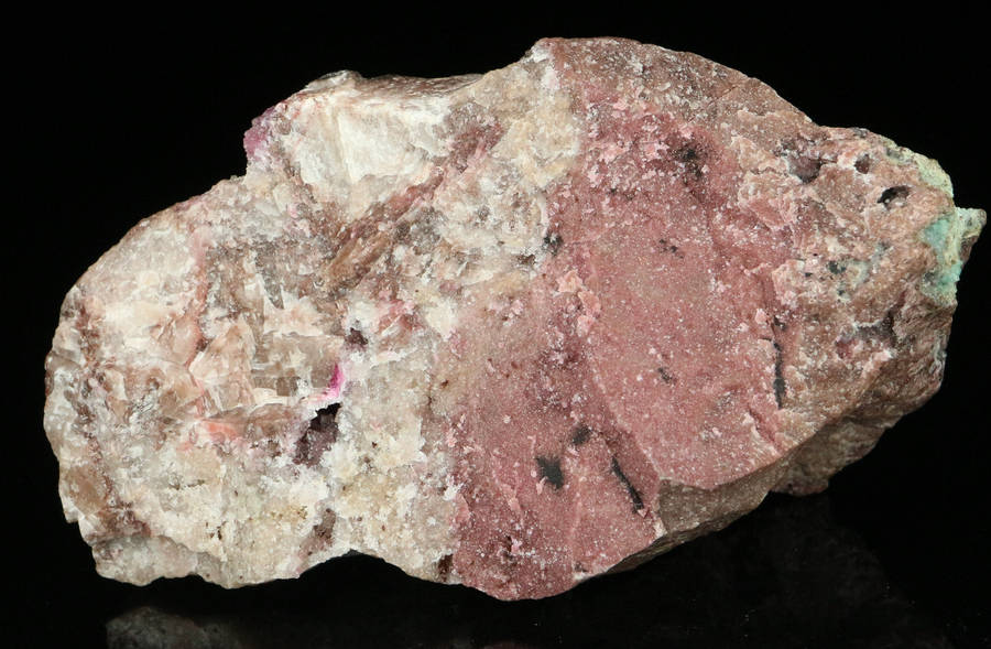 Quartz on Cobaltoan Calcite, Mashamba West Mine, DRC