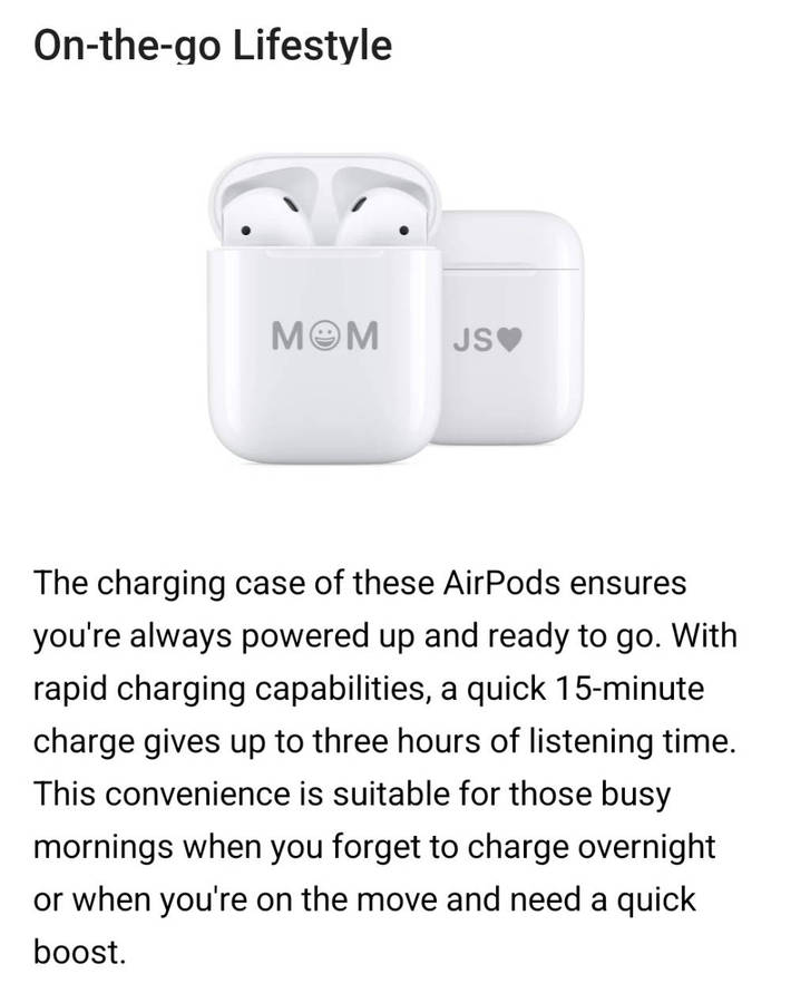 Wireless Apple Airpods Gen 4 (Active Noise Cancelation)