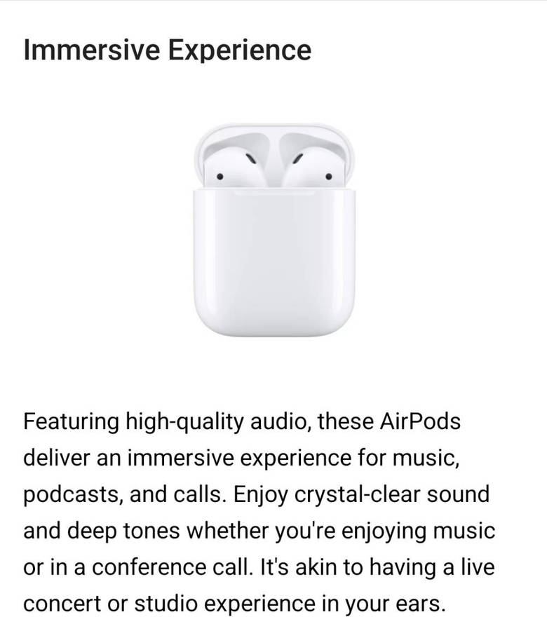 Wireless Apple Airpods Gen 4 (Active Noise Cancelation)