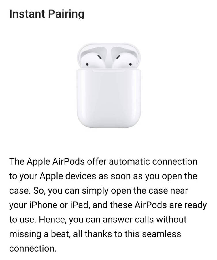 Wireless Apple Airpods Gen 4 (Active Noise Cancelation)