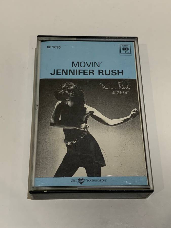 Cassette Tape - Jennifer Rush . Movin - Not Tested / See Pics