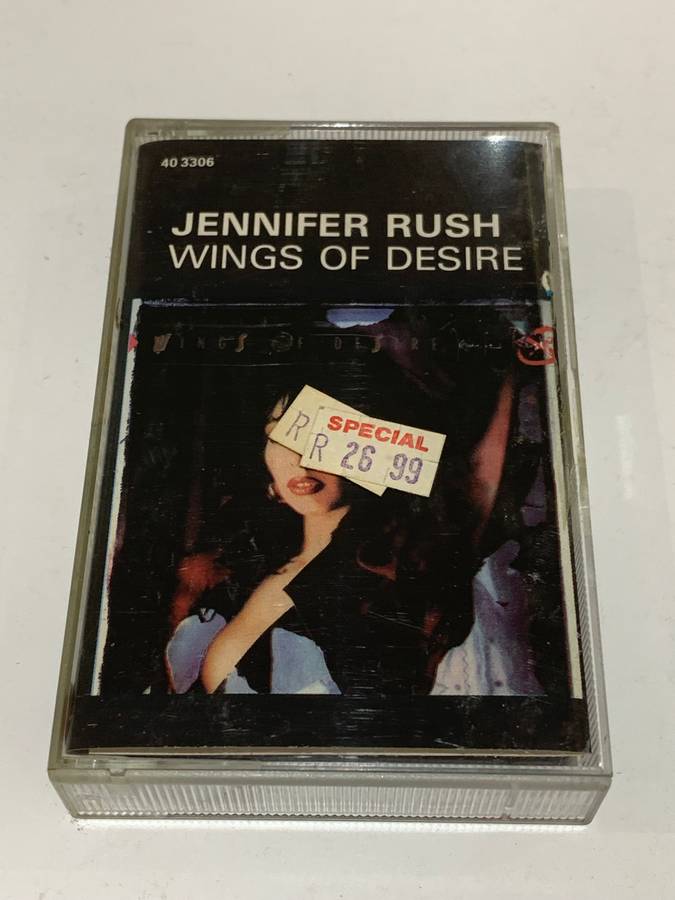 Cassette Tape - Jennifer Rush . Wings Of Desire - Not Tested / See Pics
