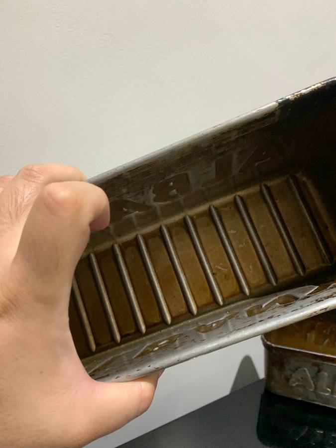 Pair Of Vintage Steel Albany Bread Tins