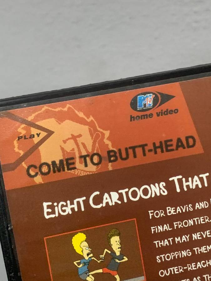 Retro VHS Tape . MTVs Beavis & Butt-Head  Get Lucky