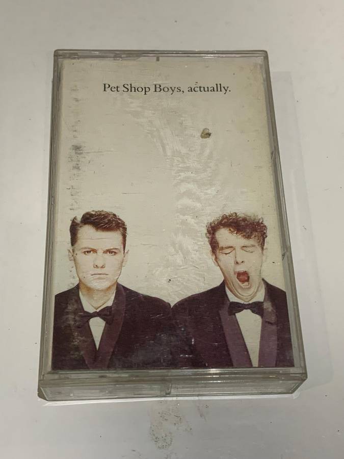 Cassette Tape - Pet Shop Boys . Actually - Not Tested / Sold As Is / See Pics (J/E)