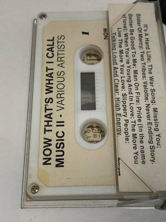 Cassette Tape - Now Thats What I Call Music 2 - Not Tested / Sold As Is / See Pics