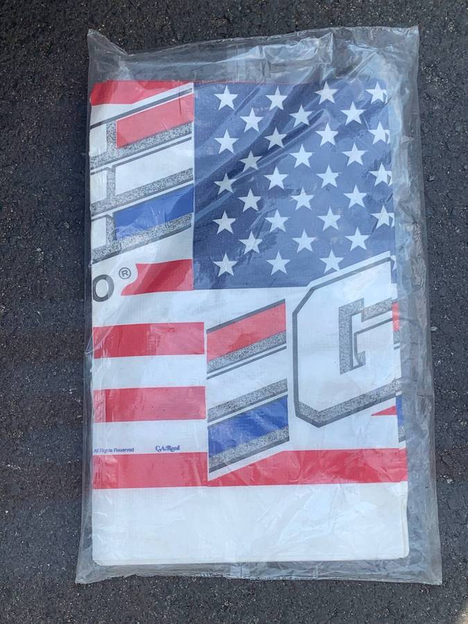 New Old Stock  Sealed Reed Table Cover  Vintage GI Joe - American Hero Branding  1991 Hasbro