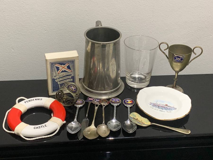 Antique Maritime Paraphernalia  The Union Castle Mail Steamship Company Ltd.  Please See Pics 