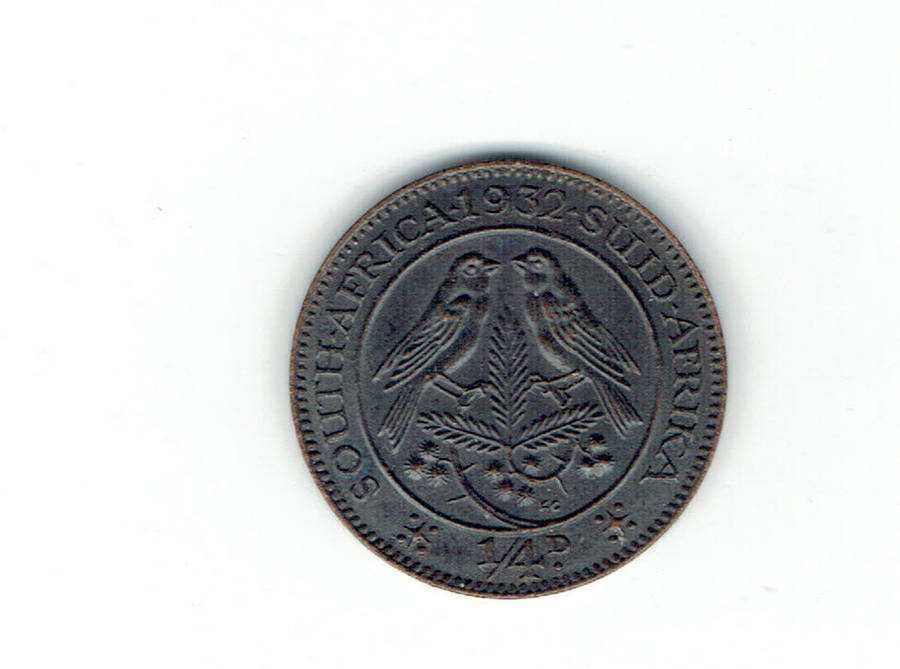 1932 UNION of S A farthing in UNC grade RARE