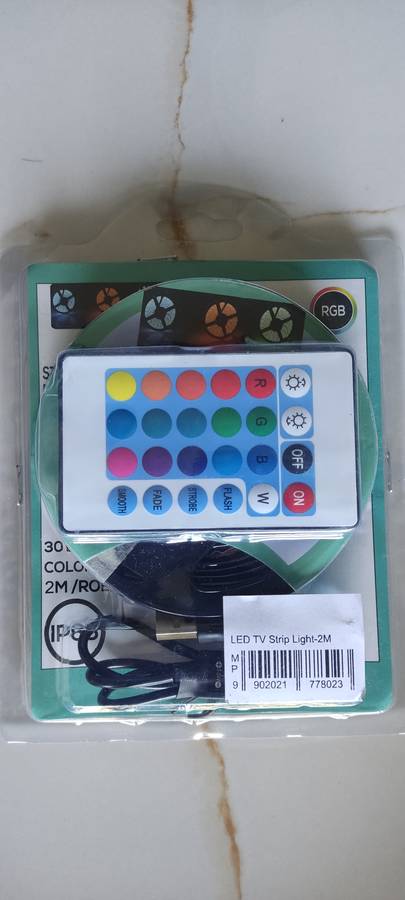 2m LED TV Strip Light - RGB