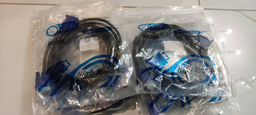 8x 3m VGA Cables (1 bid For all)