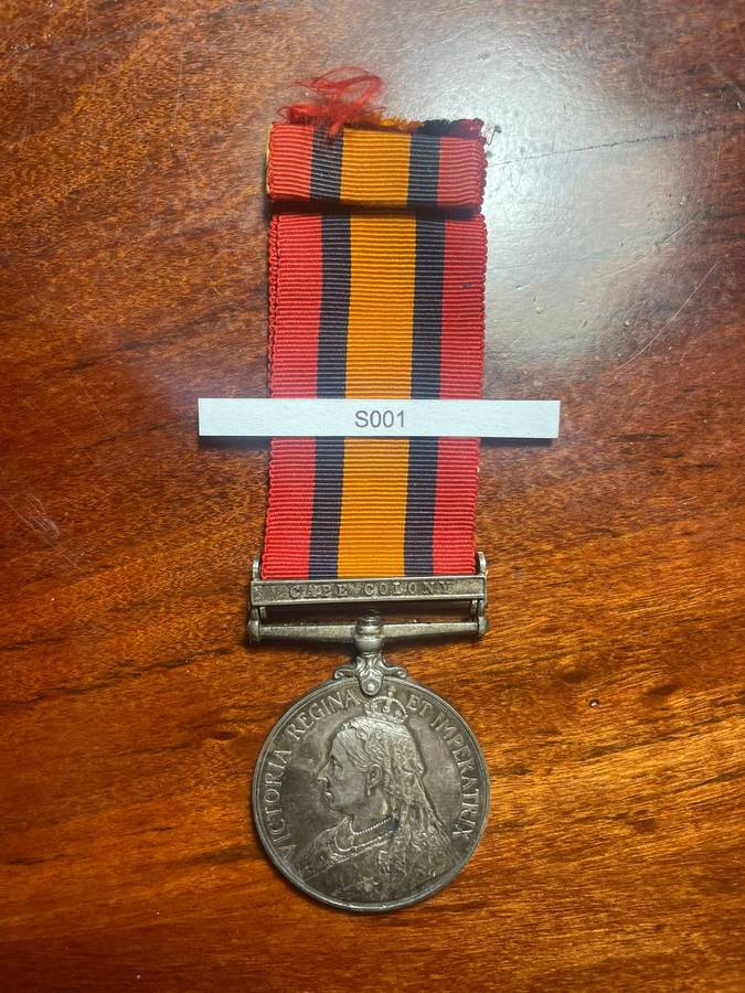 QSA - Queen South African Medal - 444 Private J.N. Jones 2nd Brabant's Horse