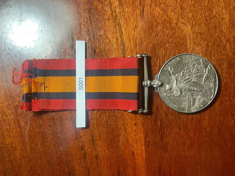 QSA - Queen South African Medal - 444 Private J.N. Jones 2nd Brabant's Horse