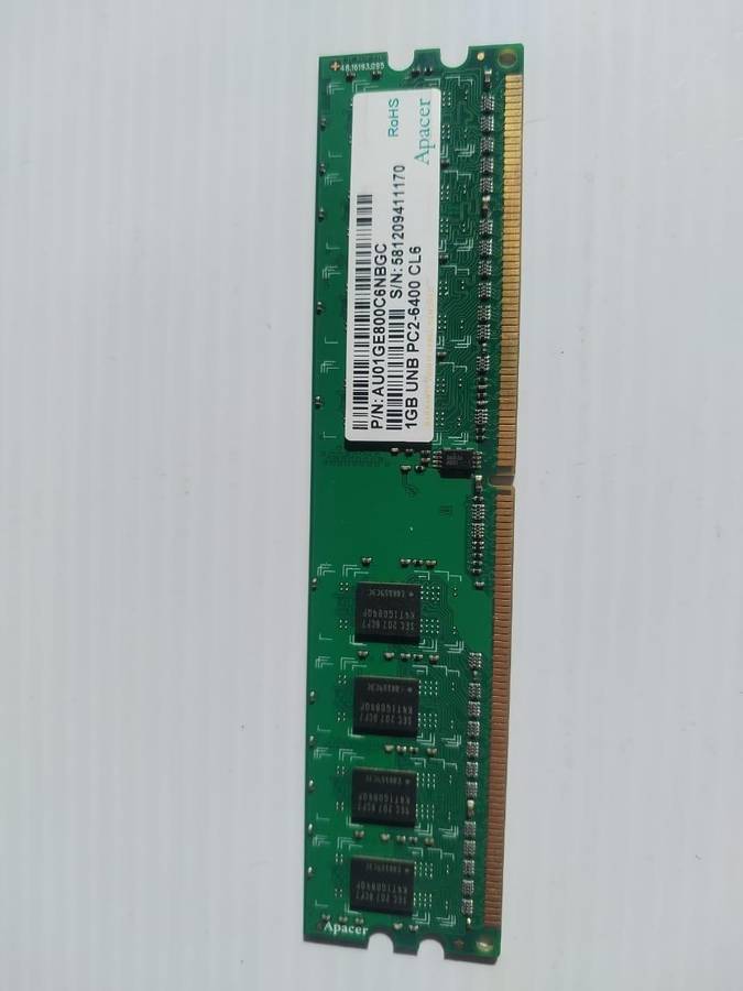 PC2/DDR2 1GB RAM MEMORY PC