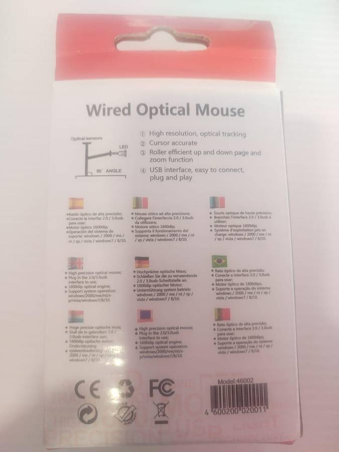 Wired Mice- 2 brands: FUSSION & MIHUN