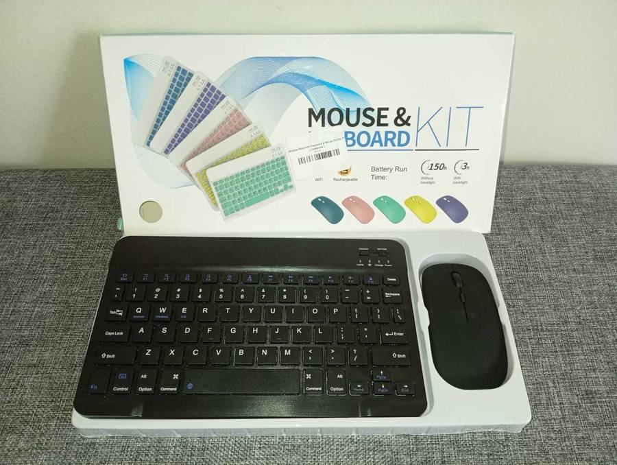 Rechargeable Ultra Slim Wireless Bluetooth Keyboard And Mouse Set