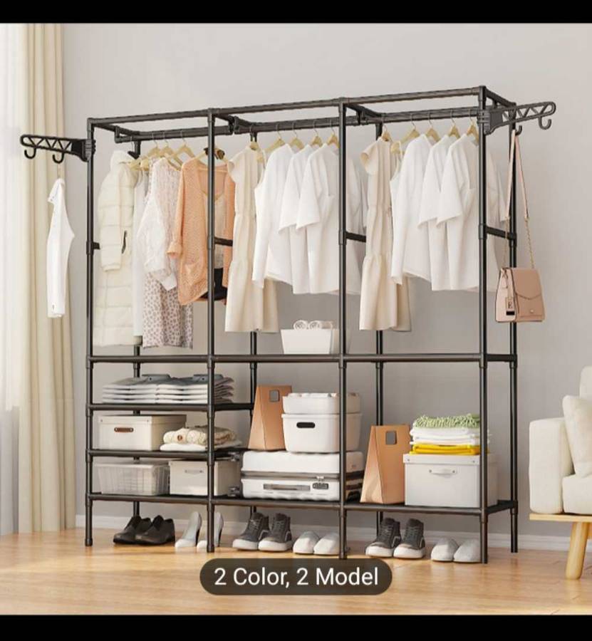 Multifunctional Clothes And Hats Integrated Rack - Walking wardrobe
