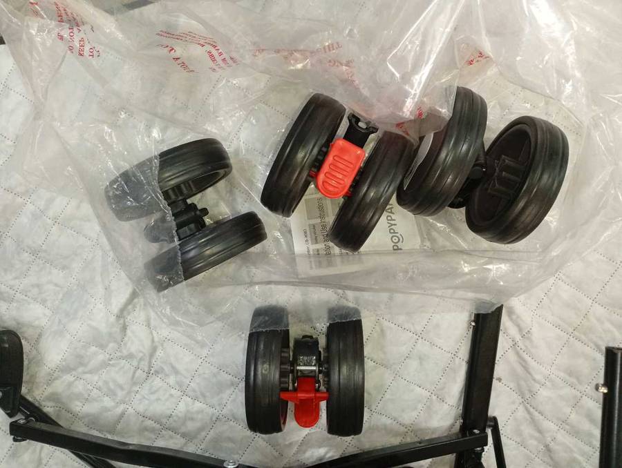 Popypapa 3 in 1 Baby Stroller Grey & Black