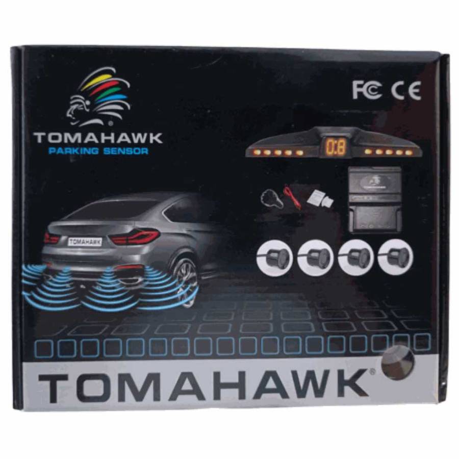 2 X TOMAHAWK-Car Parking Sensor Assistant White and Black