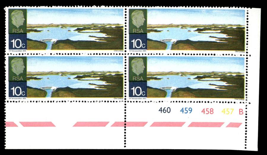 RSA 1972/03/04 Opening of Hendrik Verwoerd Dam 10c Cyl No 460 459 458 457B